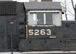 NS 5263 cab shot, showing repairs